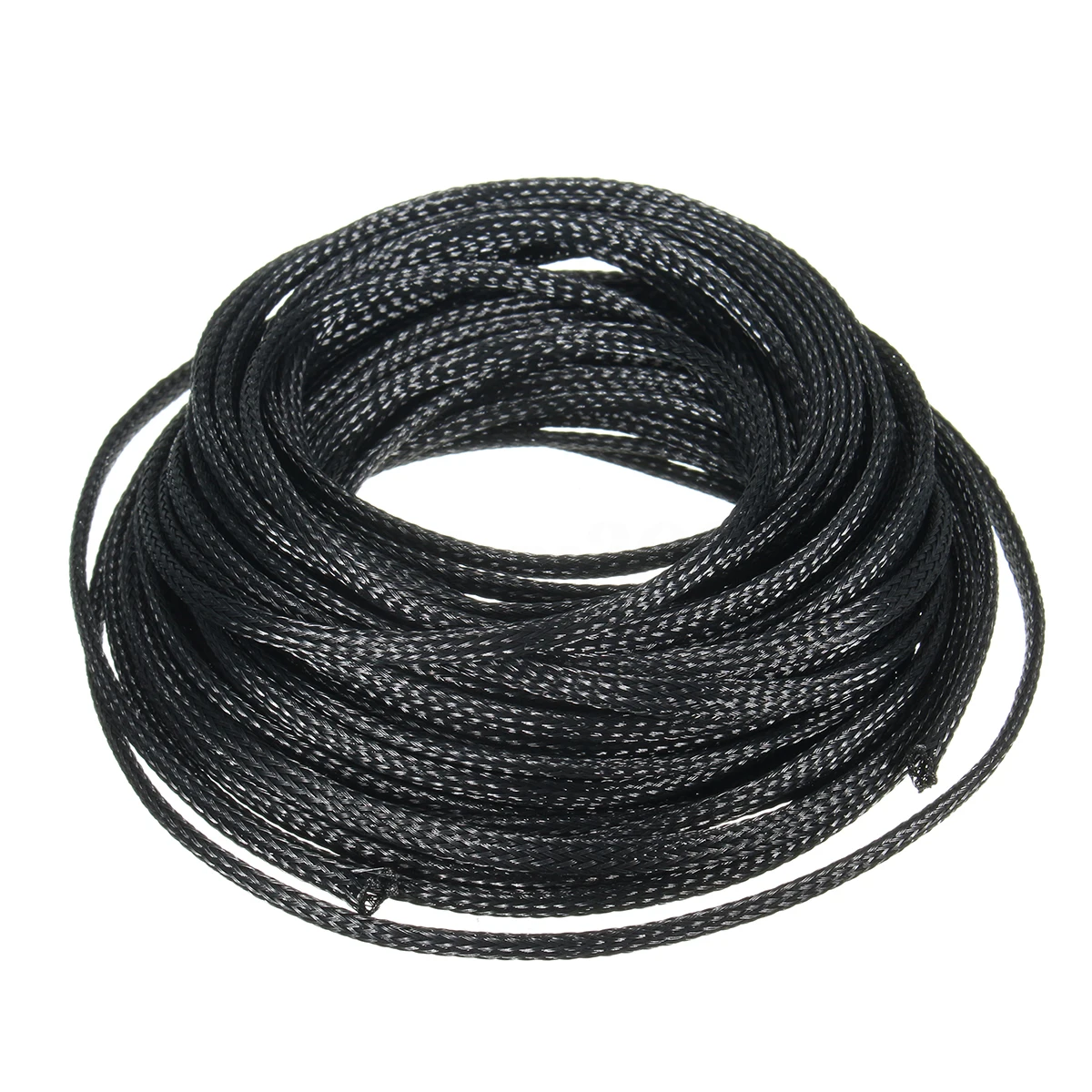 

1pc Expandable PET Braided Cable Sleeves 10M 4mm Heat Insulation Sleeving Sheathing Wire Protection Audio Sleeve