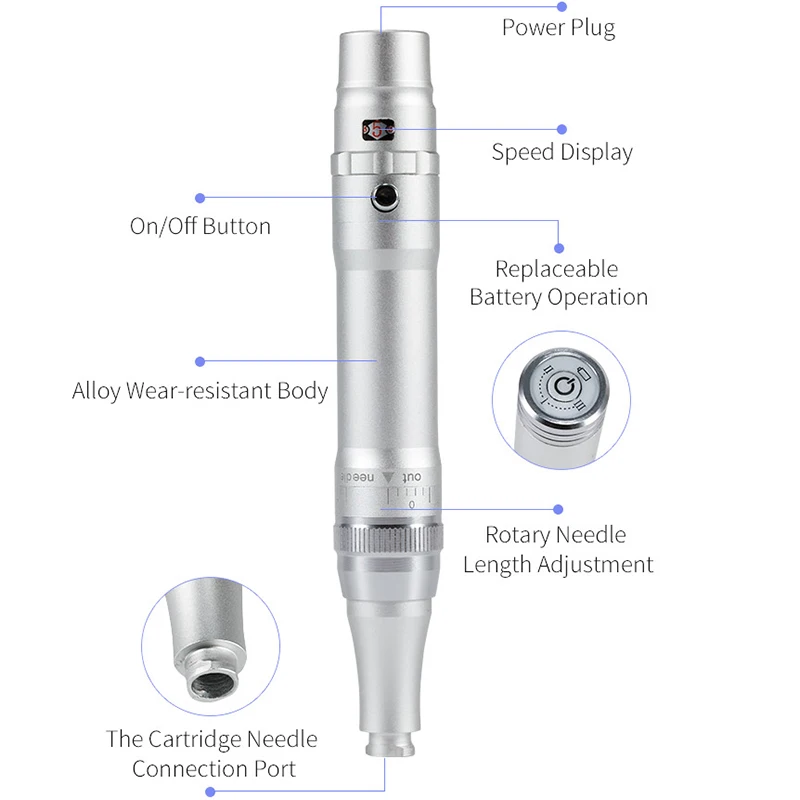 Wireless PMU Machine Tattoo Pen Kit Professional Microshading Machine Supplies Tattoo Device for Permanent Makeup Lips Eyebrow - Image 2