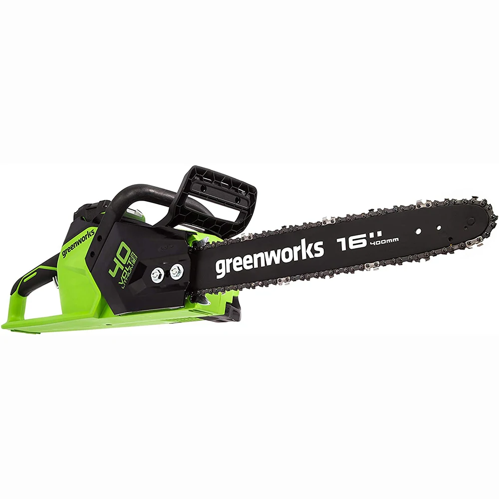 Greenworks GD40CS18 40V Chainsaw with 4.0ah battery 16 Inch Brushless Motor 20m/s Rechargeable Cordless Chain Saw Equal 40cc Gas