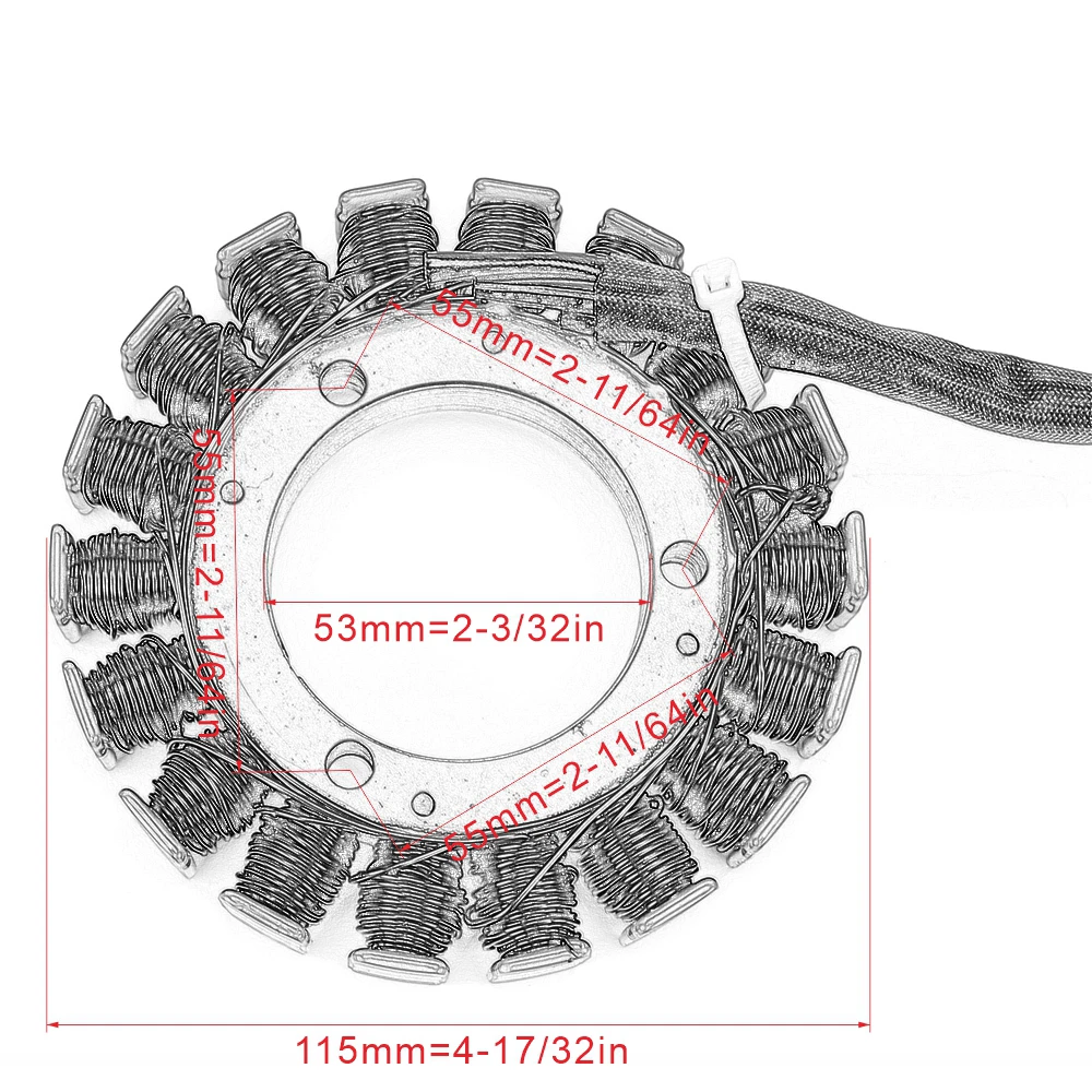 For Suzuki LS650 Savage LS 650 Boulevard S40 ST400V LS400F LS400U LS400P 32101-24B02-000 Motorcycle Coil Ignition Stator Magneto