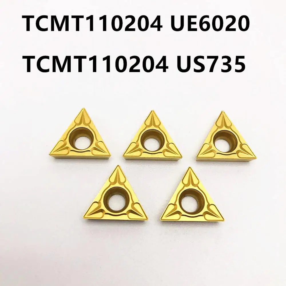 TCMT110204 VP15TF UE6020 US735 nuovo inserto in metallo duro di alta qualità TCMT fresatrice per macchine utensili utensile per tornio TCMT 110204