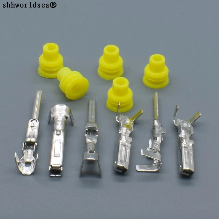 

shhworldsea brass male female crimp terminal 183025-1 282109-1 for Sealed Waterproof connectors