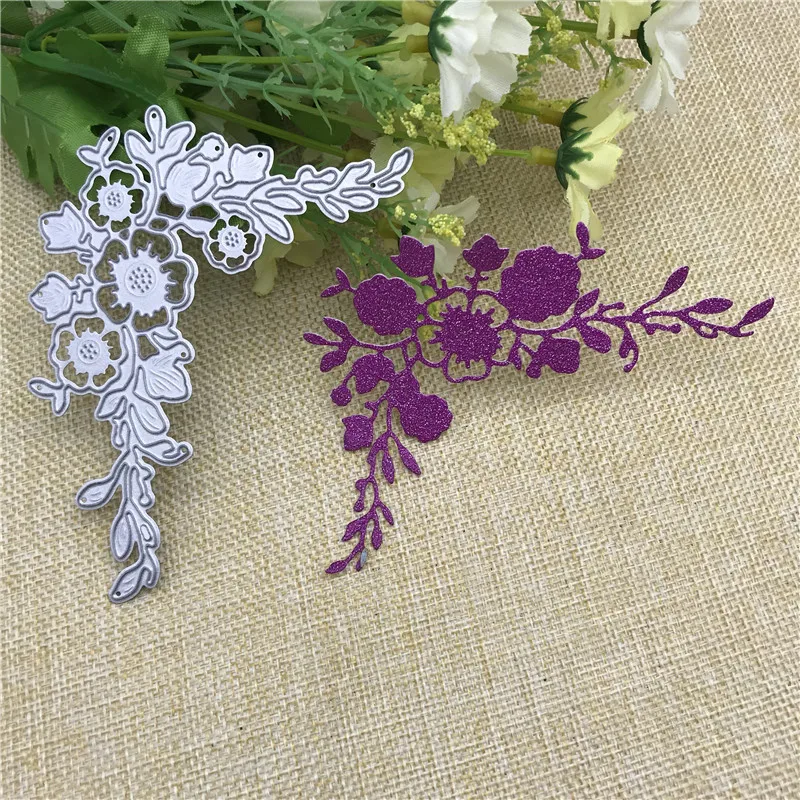 Love Flower Metal Cutting die keychain shaker Heart Paper Key Chain Scrapbook Paper Craft Card Punch Art Knife Cutter