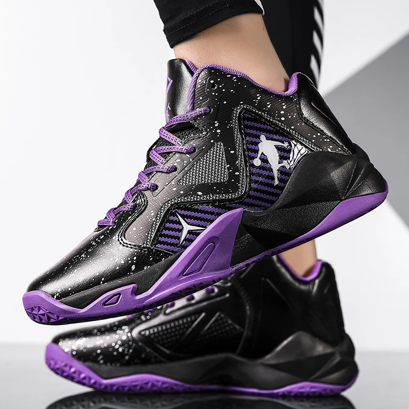 Homens tênis de basquete unisex casal rua cultura basquete esportes sapatos de basquete alta qualidade sapatos plus size 35-45