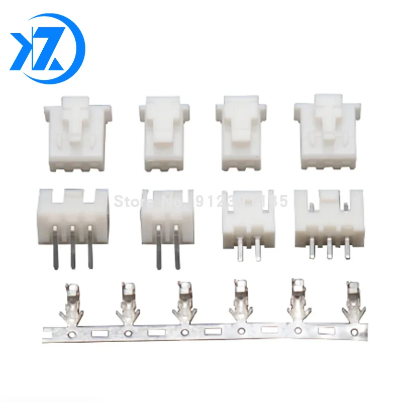 10sets XHB2.54 plastic shell with lock 2.54mm 2/3/4/5/6/7/8/9/10-14P Straight Pin Curved Pin + Housing + Terminal for PCB Car