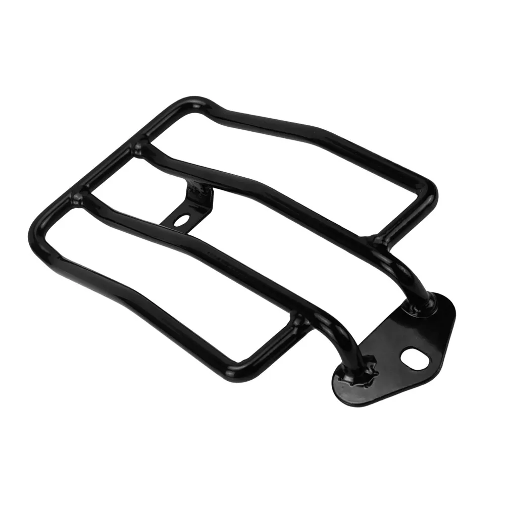 Motorcycle Black Steel Rear Fender Luggage Rack Support Shelf Solo Seat For Harley Sportster XL Iron 1200 883 48 Low 2004-2020