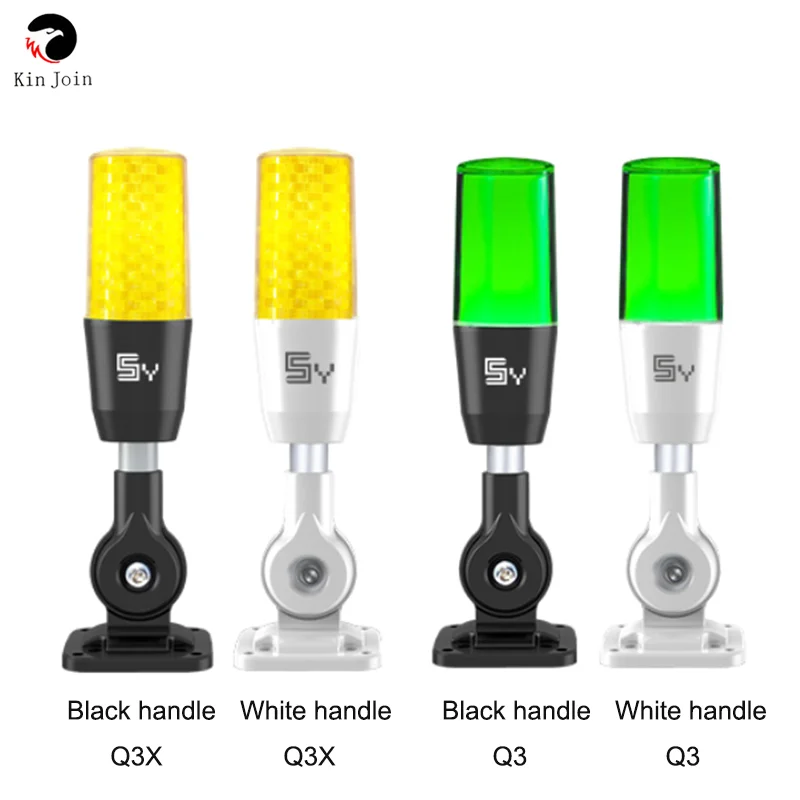 Multi-function LED Warning Light 1 Layer Tricolor Folding LED Warning Lamp Flashing SOS Lamp Safety Indicator Light