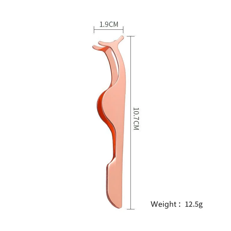 Funmix Produceerde Roestvrijstalen Pincet Valse Wimpers Tang Voor Het Dragen Van Volledige Strip Volume Valse Wimpers