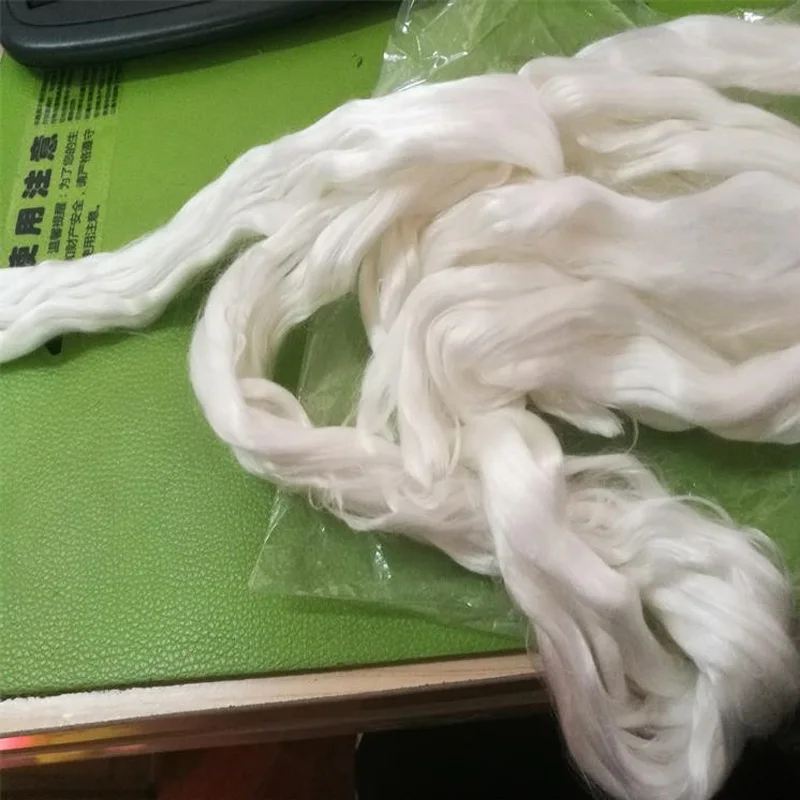 Pure Silk Fiber Mulberry Silkworm Strip, Raw Material