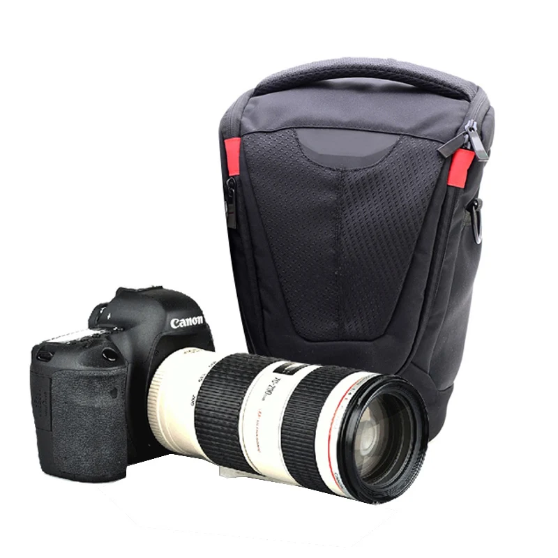 portable Camera Bag Case For Canon EOS 5D4 5DIV 5D3 5DIII 5DII 5DSR 6D 6D2 7D with 70-200mm 100-400 lens shoulder bag pouch XL