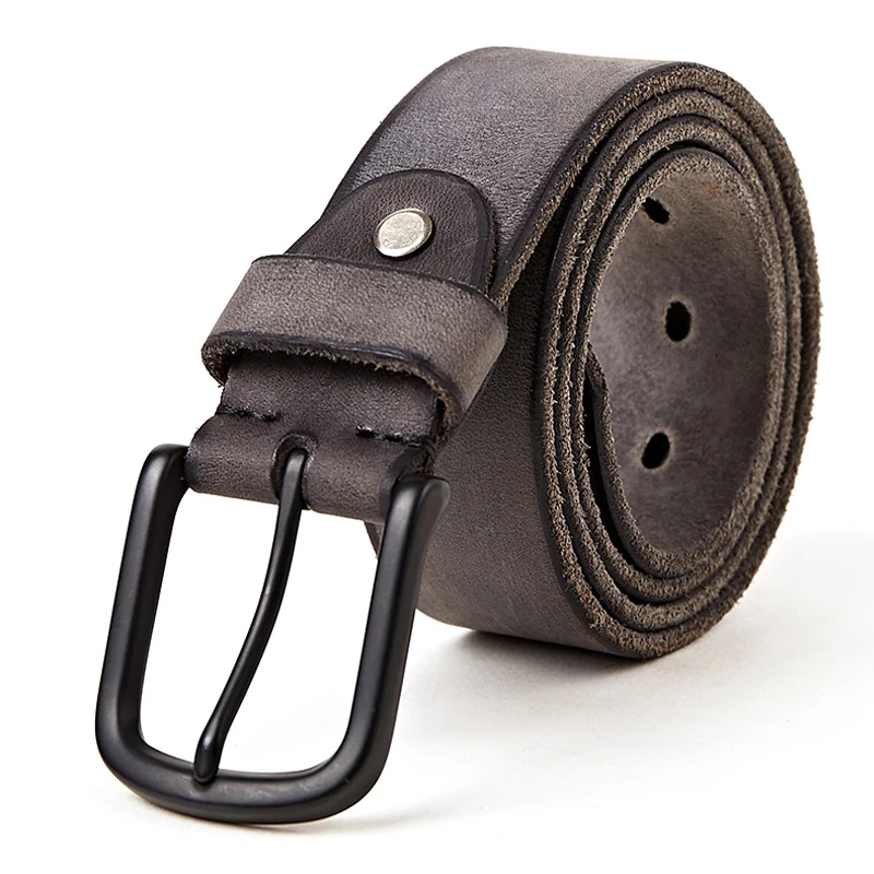 Men\'s Genuine Leather Luxury Brand Belt High Quality Alloy Pin Buckle Men\'s Business Retro Youth With Jeans New Belt Dropshipper