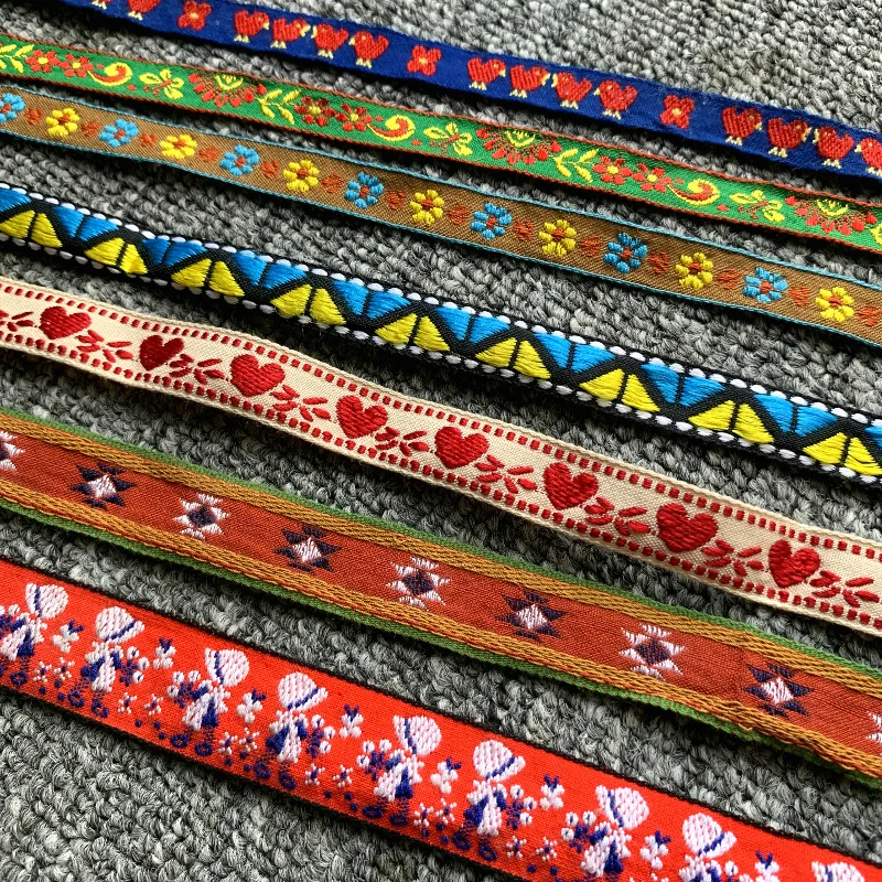 3 YARD 5/8 INCH 10-22mm Chicken Flower Girl Geometry Handmade Jacquard Ribbon Lace MJZDKC20080702