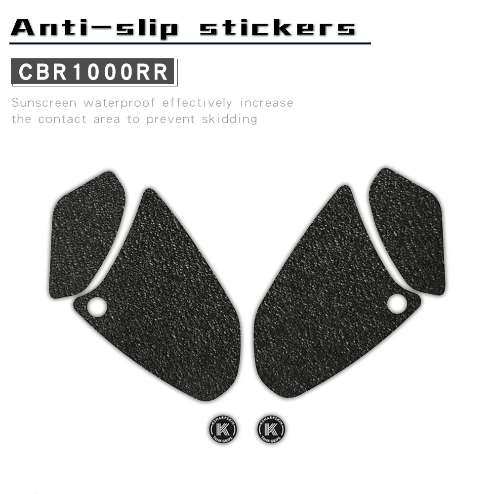 

Motorcycle fuel tank handle non-slip stickers side protection decals knee pads frosted film for HONDA 08-11 CBR1000RR cbr1000 rr