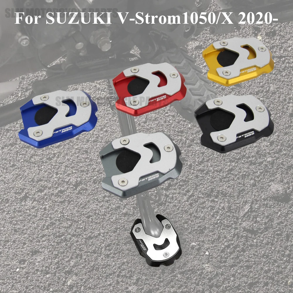 Motorcycle Accessories For SUZUKI DL1050 DL1000XT GSX-S 1000S F GSX-S 750 Foot Side Stand Enlarger Kickstand Plate Pad Extension