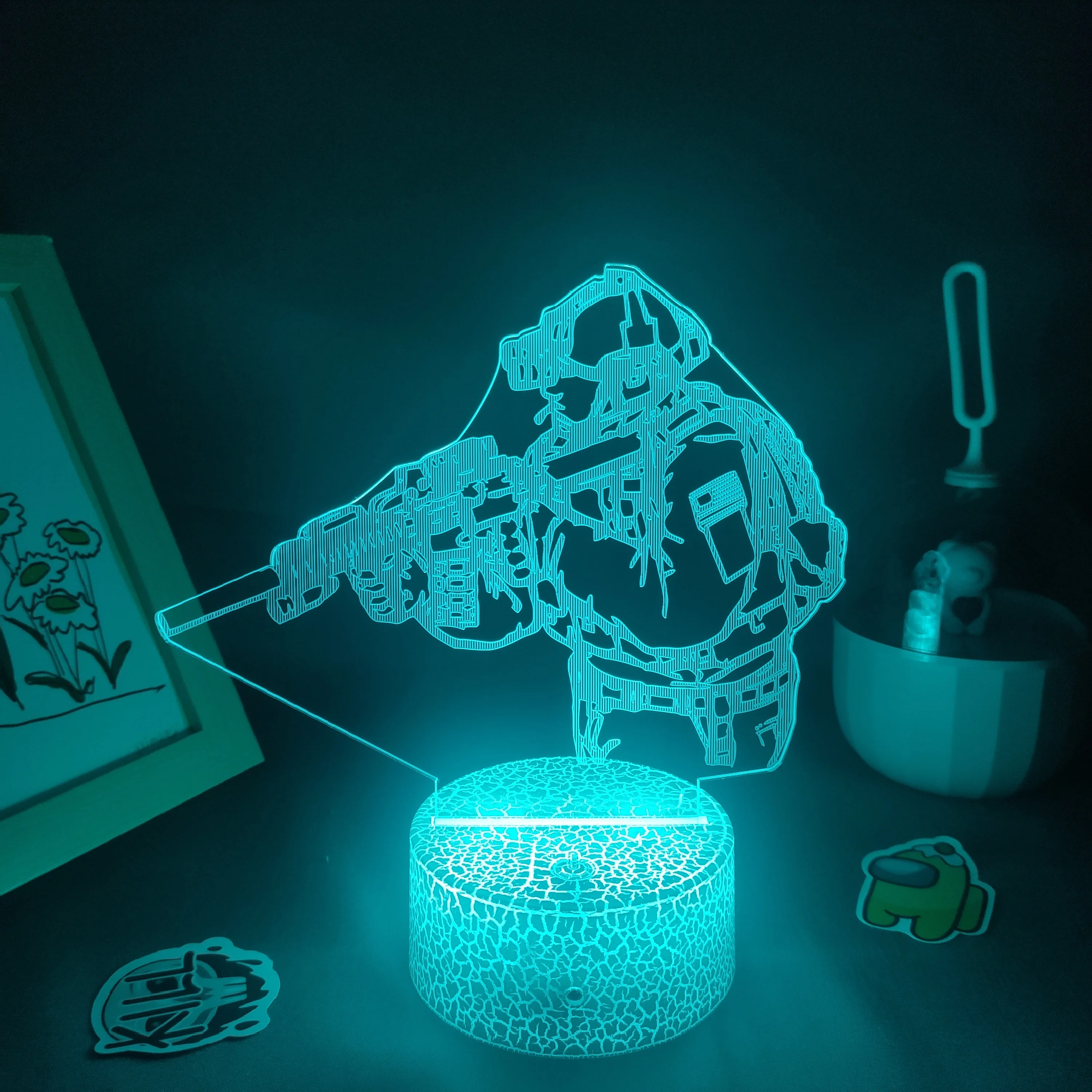 CS GO Counter-Strike Game Figure 3D Lamps Leds Neon RGB Night Lights Birthday Gifts Bed Room Bedside Table Colorful Decoration