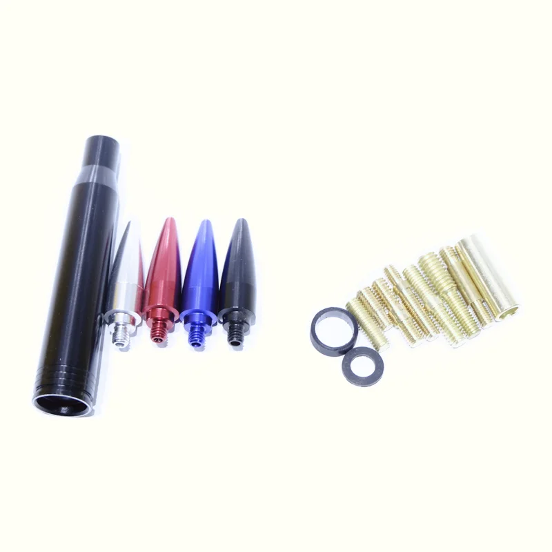 SPSLD Universal Aluminum Tip Screw-On Short Radio Antenna for Ford Car Styling Car Accessories Auto Exterior Parts