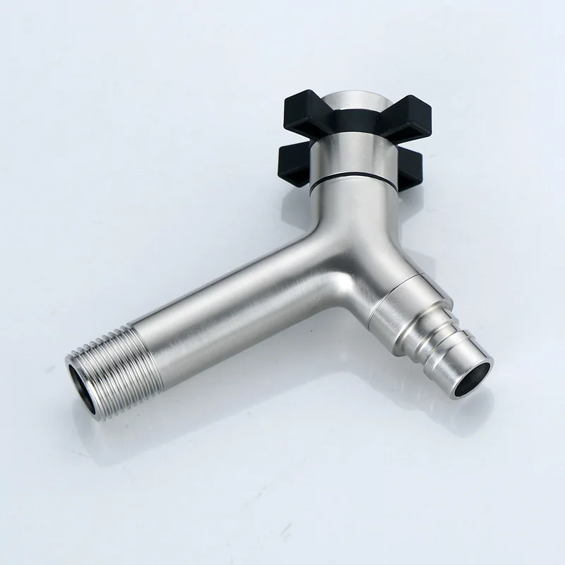 

1PC Y-Shaped 304 Stainless Steel Wall Mounted Faucet for Washing Machine Modern Fast Open Garden Tap Bibcock Hot Water