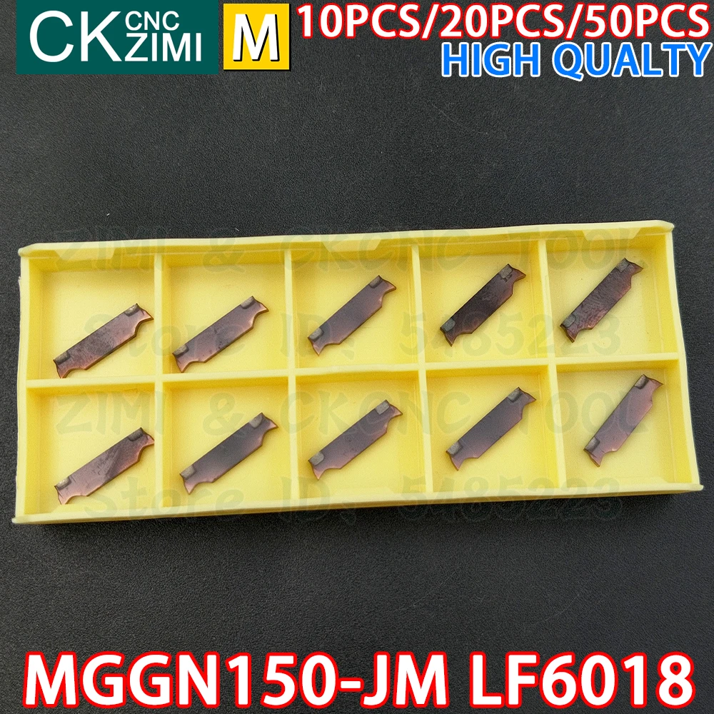 MGGN150-JM LF6018 MGGN 150 JM LF60181.5mm微粉砕超硬インサート切削溝インサートツールCNC機械式金属旋盤ステンレス鋼用ツール