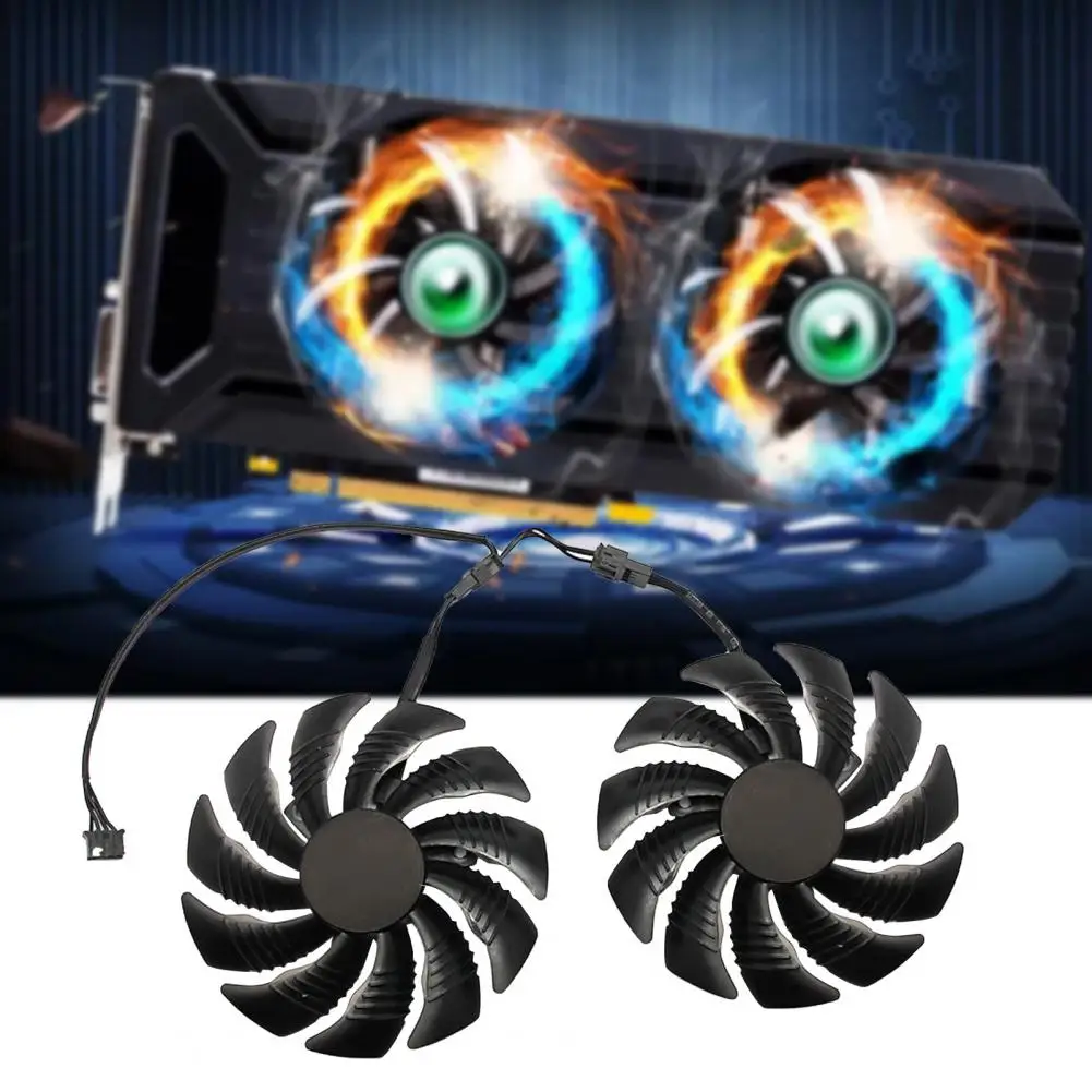 T129215SU 88mm GPU Cooler Graphics card fan for REDEON AORUS RX580/570 GIGABYTE GV-RX570AORUS GV-RX580AORUS Cards As Replacement