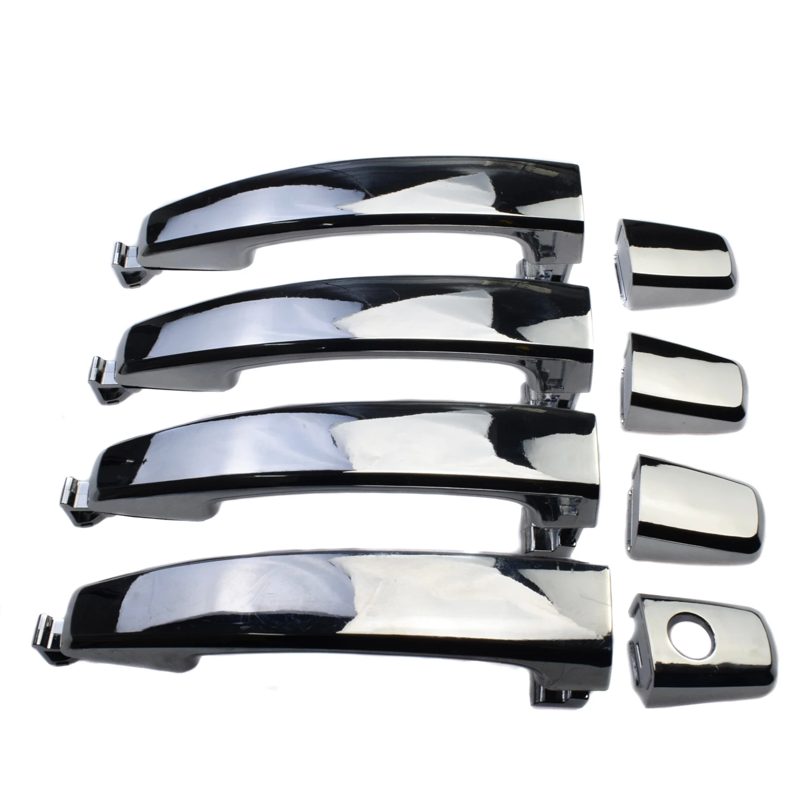 WOLFIGO Chrome Front Rear Left Right Exterior Door Handle For Chevy Chevrolet Captiva Sport Aveo Saturn Vue 96468266 96468306