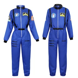 Costume d'astronome imbibé d'espace pour hommes et femmes, vêtements assortis, cosplay d'Halloween, adulte, couple, homme