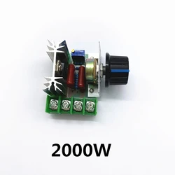 AC 220V 2000W SCR Voltage Regulator Dimming Dimmers Motor Speed Controller Thermostat Electronic Voltage Regulator Module