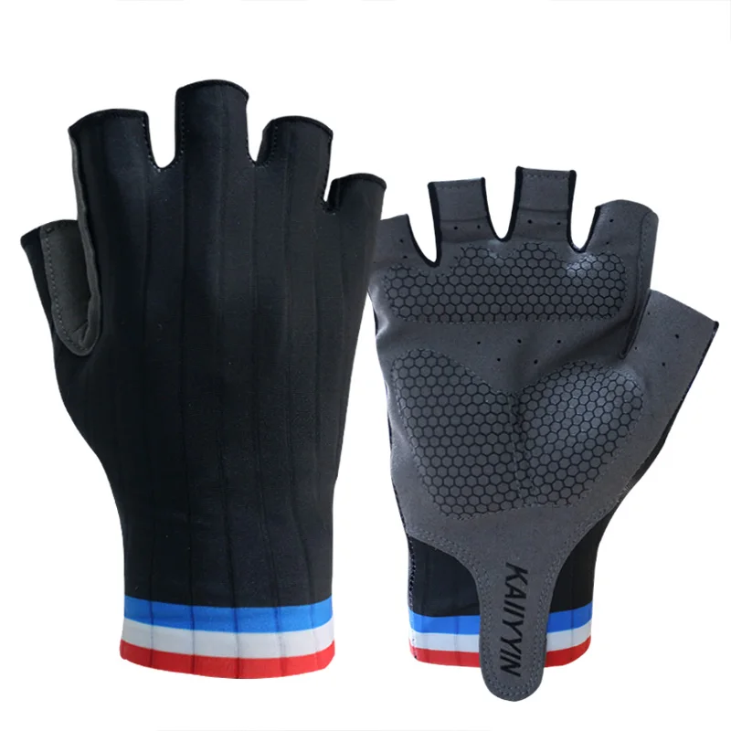 Neue Pro Aero Bike Team Radfahrhandschuhe Halbfinger Outdoor Rennrad Sporthandschuhe für Männer und Frauen Guantes Ciclismo