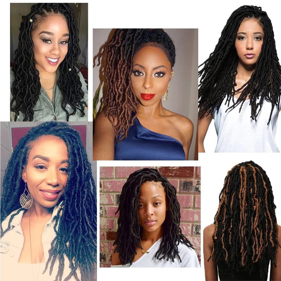 Wholesale Fake Locks Crochet Braid Hair Extensions Dreadlocks Synthetic Pre Stretched Afro Curls Faux Locs Crochet Braiding Hair