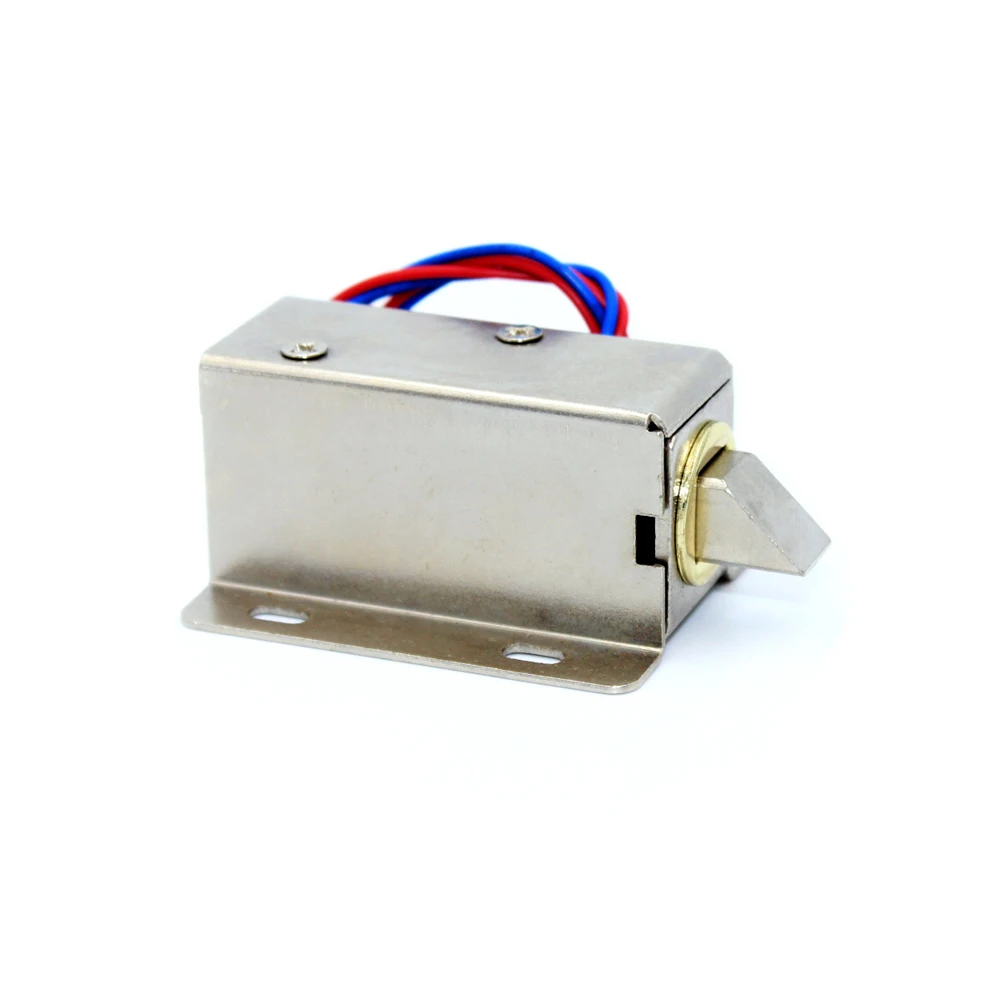 Elektronische Deurslot Vangst Deur Poort 12V 0.4A Release Vergadering Solenoid Toegangscontrole Lock 1 Order Hot