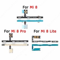 For Xiaomi Mi 8 Lite Mi8 Pro Side Button Switch Volume Spare Parts Key Mute Power On Off Flex Cable