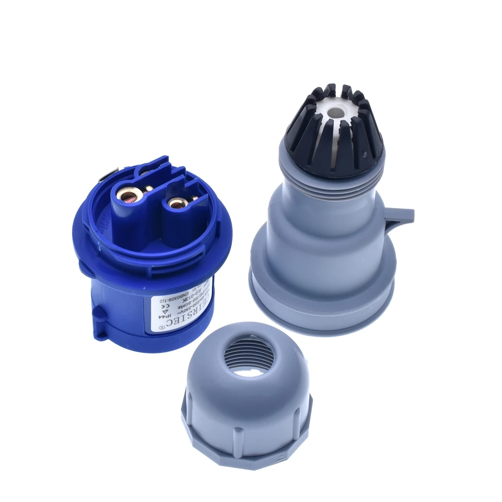 Industrial Plug Connector 16A-6H 250V waterproof dustproof IP44 2P+PE Industrial Socket 3P Female/Male socket