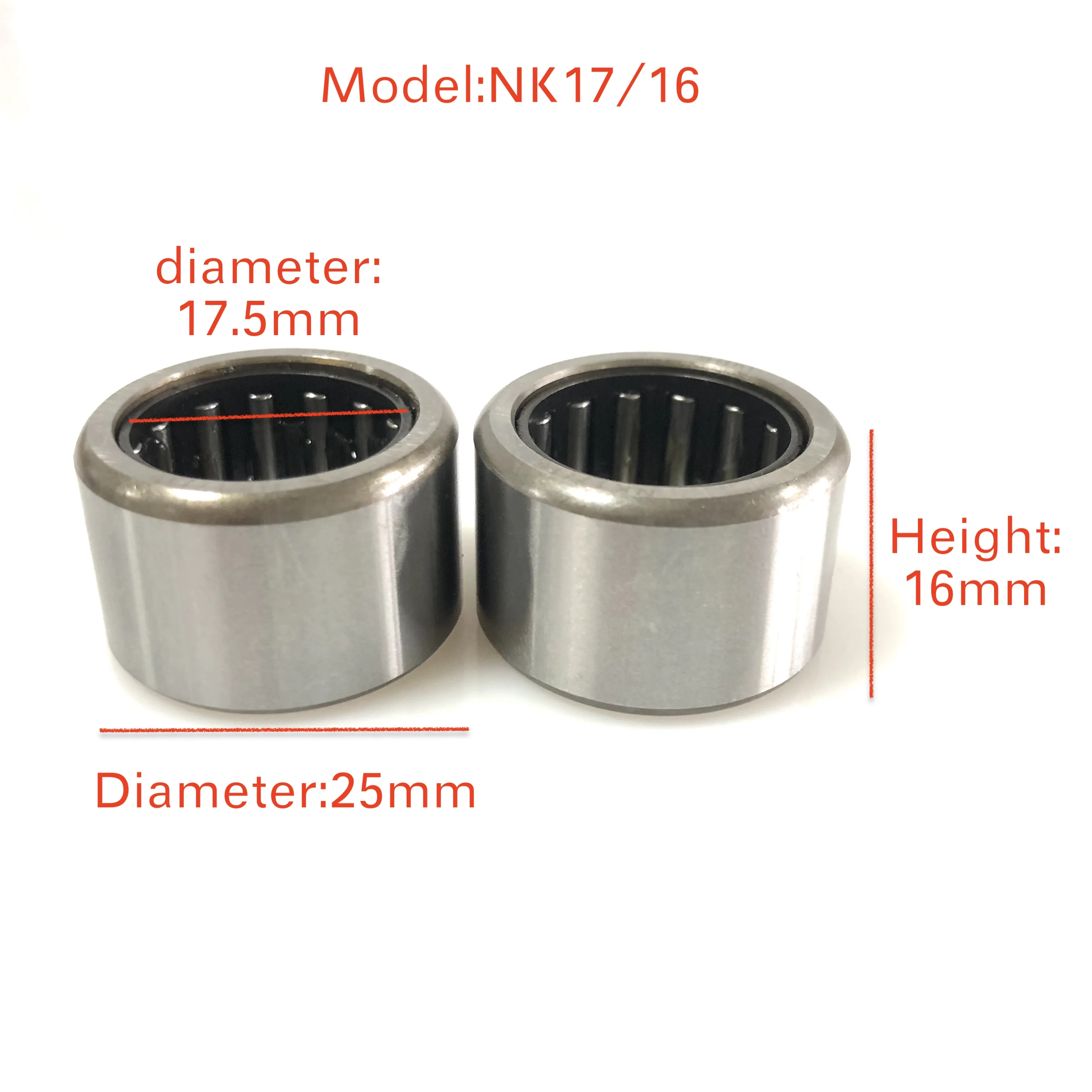 NK17/16 Bearing for Bafang BBS0102&BBS01B02B&BBSHD Spare Part for Replacement Needle Ring for Mid Motor Shaft