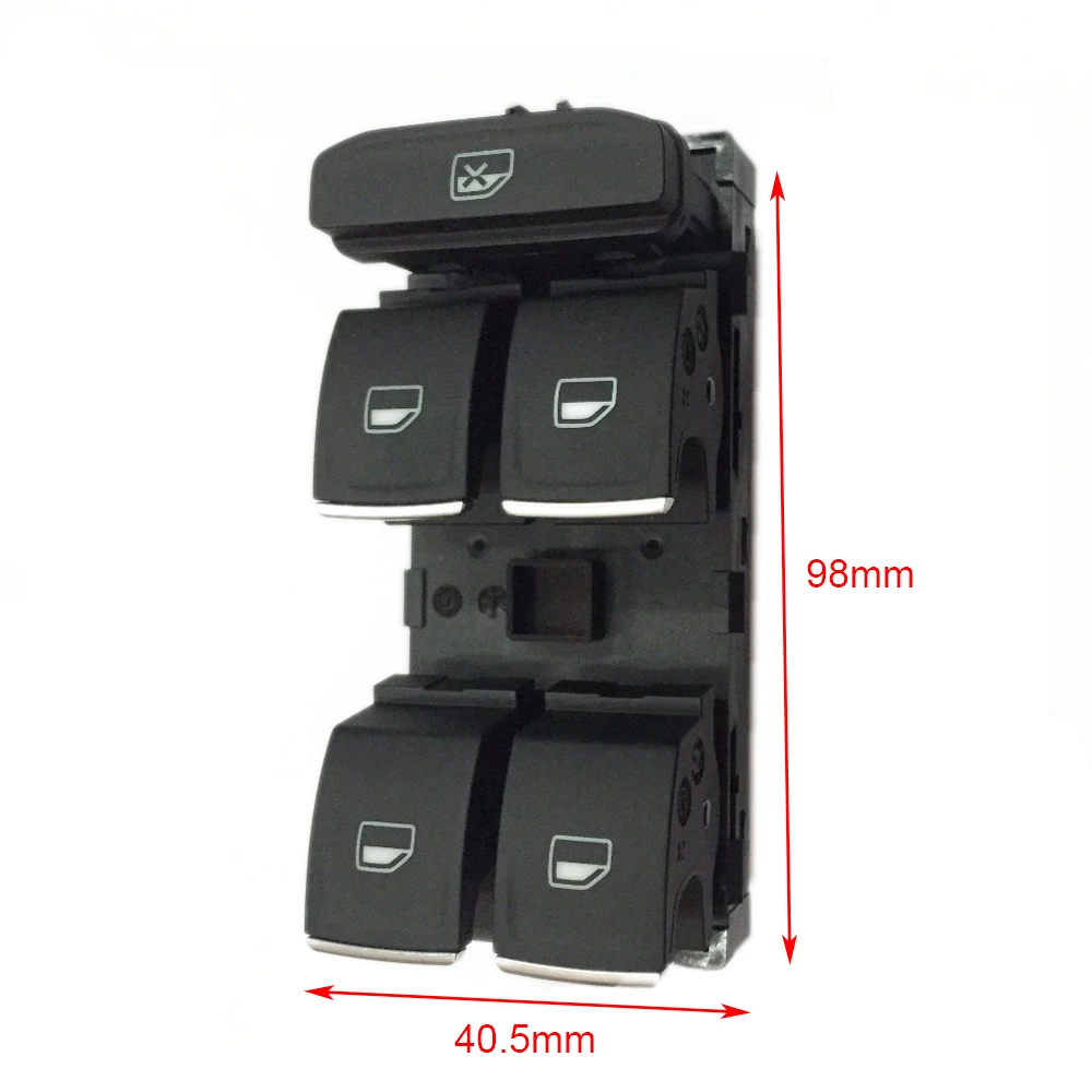 5G0959857C Front Driver Side Window Master Control Switch for Golf MK7 Passat B8 Tiguan 5G0959857C 5GG959857C