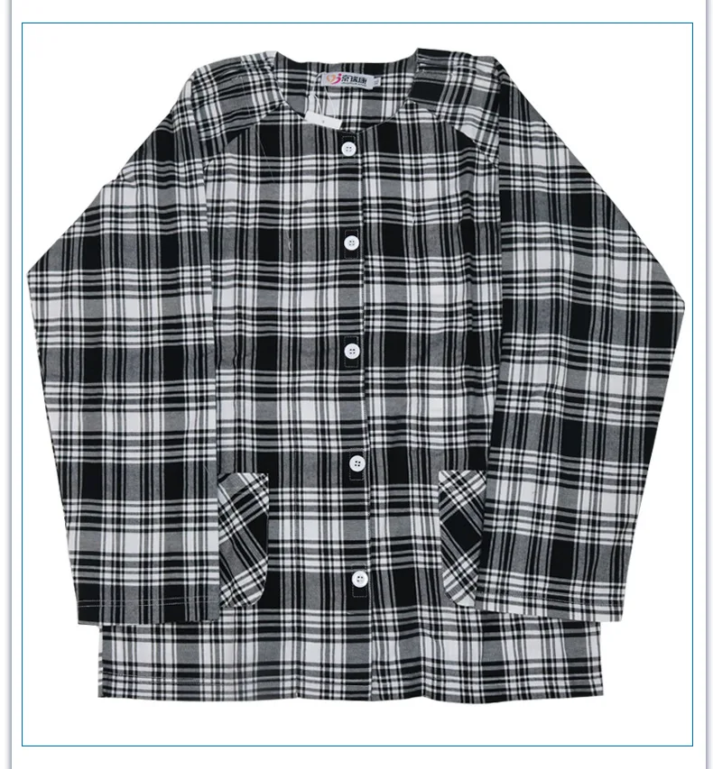 Herren-Pyjama-Anzug mit Reißverschluss, langes, vollständig geöffnetes Krankenhauskleid für einfaches Tragen, ältere Menschen, gelähmte Betten, Patienten, Gesundheitsfürsorge für Erwachsene – Detail 9