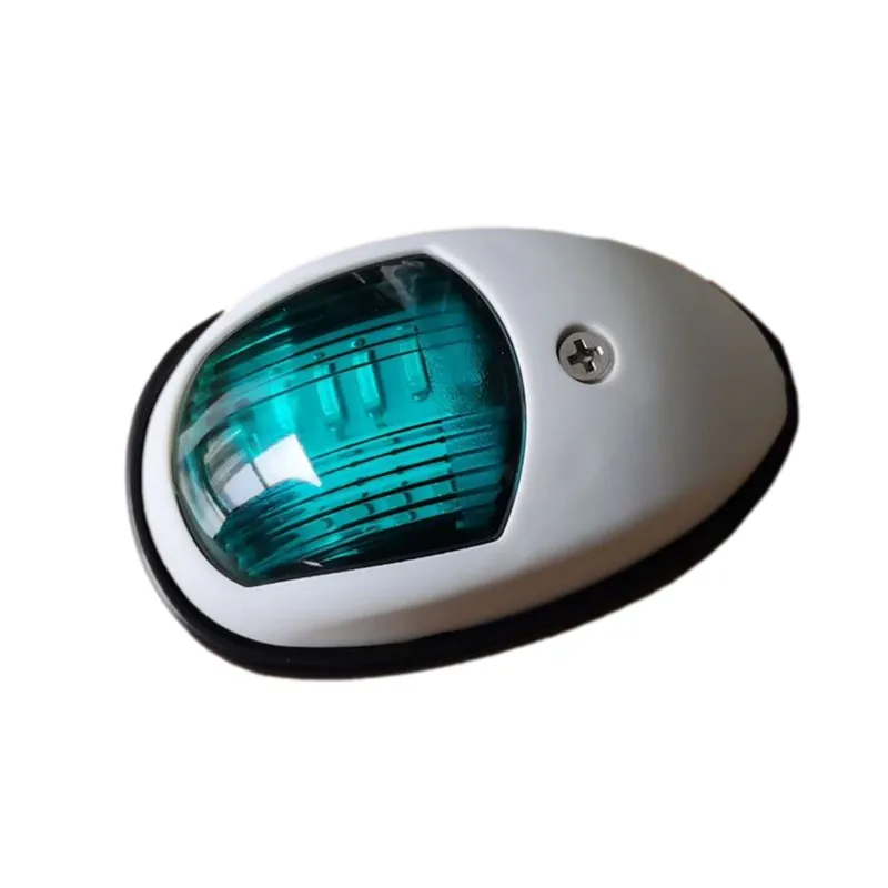 Luces de circulación LED para barco, lámpara de señal de navegación marina, accesorios de yate, lámparas de remolque de camión, rojo, verde, 12V, 24V, 2 uds.