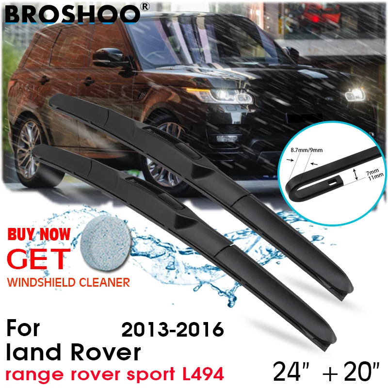 

Car Wiper Blade Front Windscreen Windshield Wiper Blade Auto Accessories For Land Rover range rover sport L494 24"+20" 2013-2016