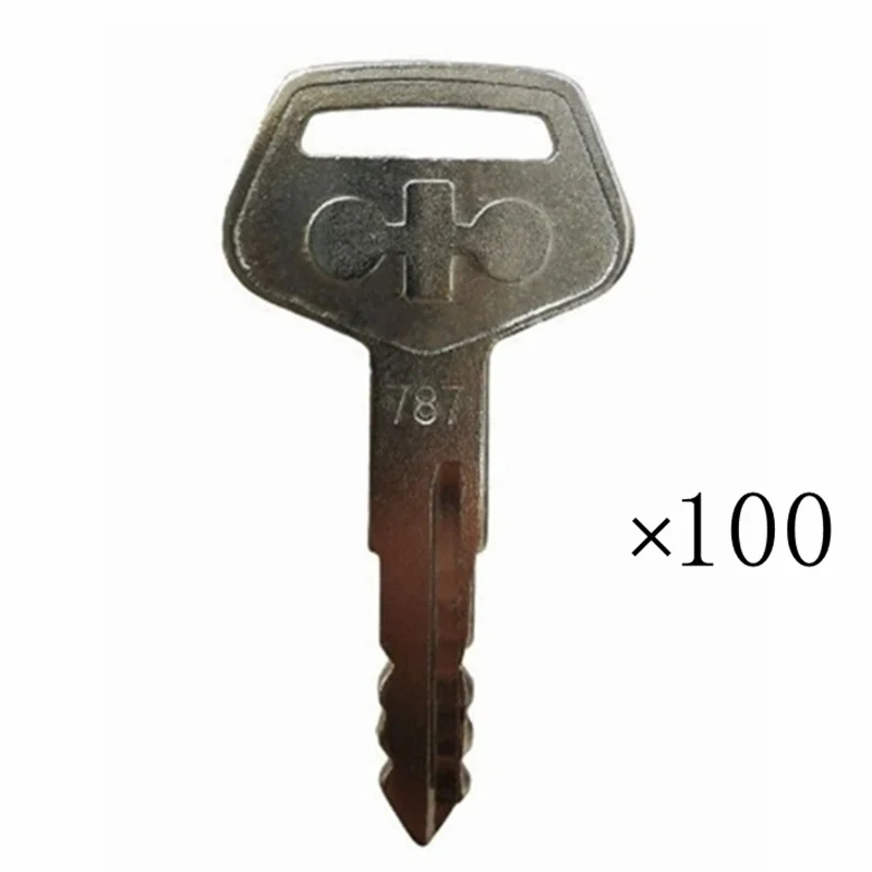 100 Keys 787 for Komatsu Excavator Dozer Loader Heavy Equipment /w Logo TR261434