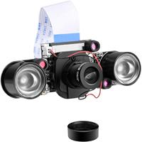 Raspberry pi Camera Day & Night Vision, IR-Cut Video Camera 1080p HD Webcam 5MP OV5647 Sensor for Raspberry Pi RPi 4 3 B B+