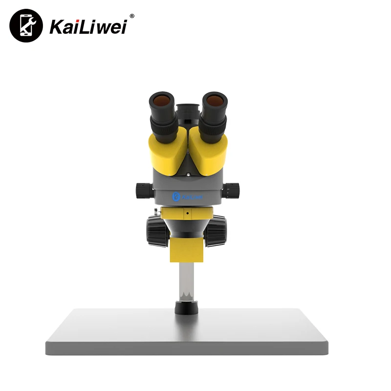 Imagem -02 - Kailiwei Large Platform Trinocular Stereo Microscópio Reparo do Telefone Móvel Inspeção Industrial