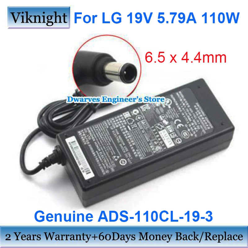 

Genuine ADS-110CL-19-3 190110G 19V 5.79A AC Adapter EAY63032202 Power Supply 110W For LG MONITOR 34UM88p 34UM95-C 34UC88 34UC97C