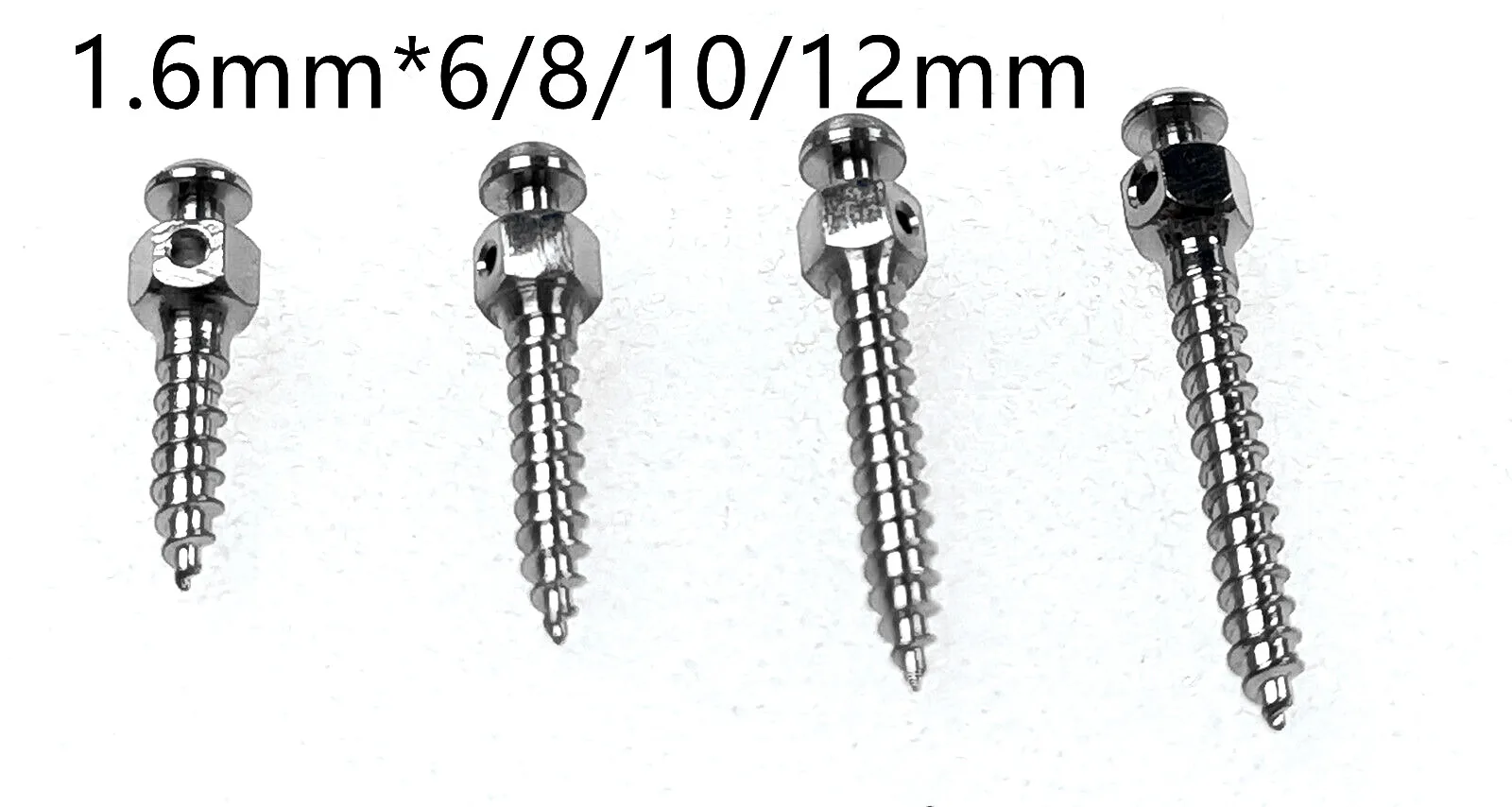 Dental Orthodontic Self-Drilling TC4 Titanium Alloy Micro Mini Screws and Screwdrivers φ1.6mm