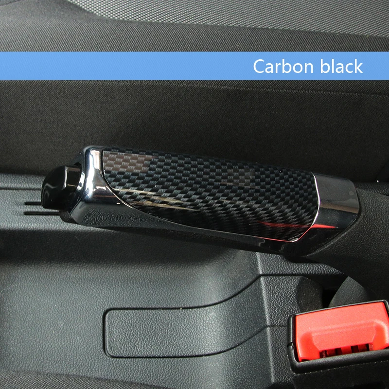 BOOMBLOCK universal handbrake cover carbon fiber sleeve hand brake accessories for BMW e90 e60 e46 f10 VW Golf 7 peugeot 206