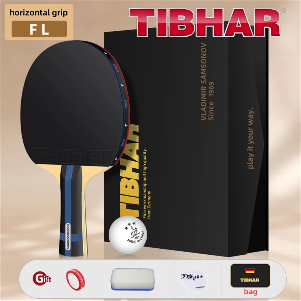 TIBHAR German table tennis racket senior table tennis racket Samsonov Memorial gift box professional grade