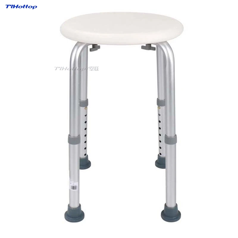 Tlhottop-Anti-skid Round Stool for the Elderly, Bath Chair, Solid, Easy to Install