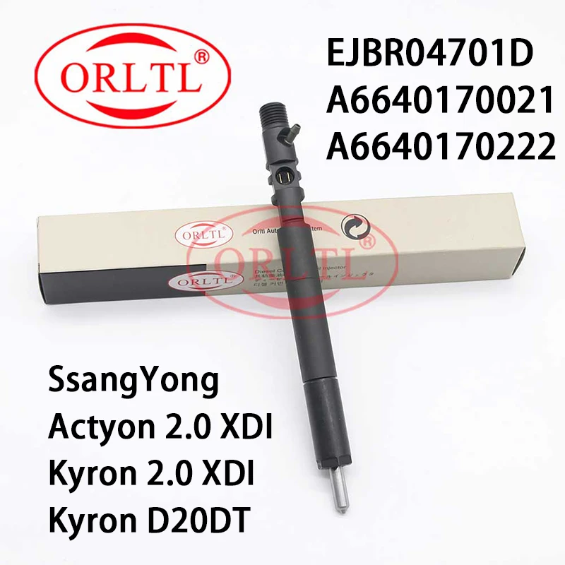 

Common Rail Injector EJBR04701D (A6640170021) Diesel Fuel Spray Nozzle EJB R04701D Use For Ssangyong Actyon Kyron