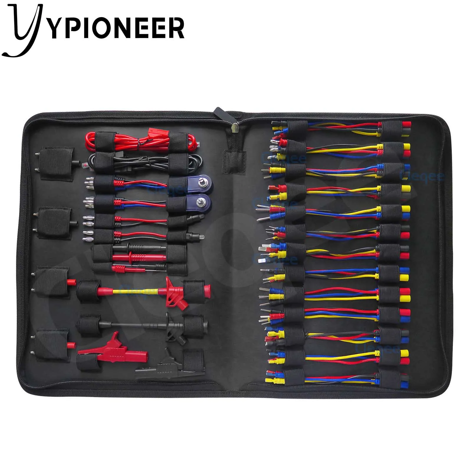 YPioneer P1970 Automotive Multimeter Test Leads Kit 70PCS for Car Repairing Electrical Maintenance Testing