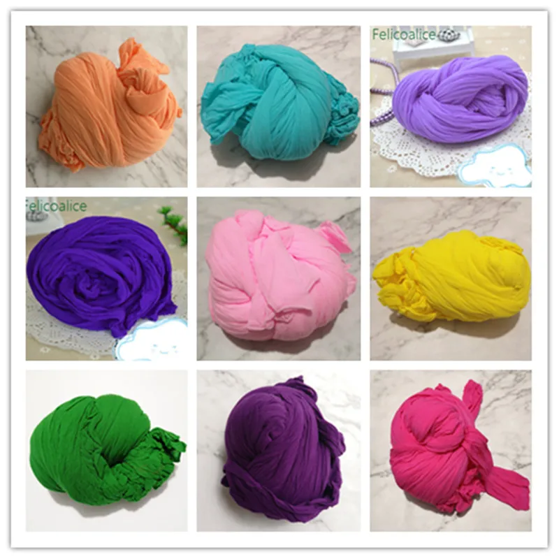 40pcs 36 colors Tensile Nylon Stocking Flower DIY Making Material Handmade Craft Wedding Party DIY Wreath Supplies