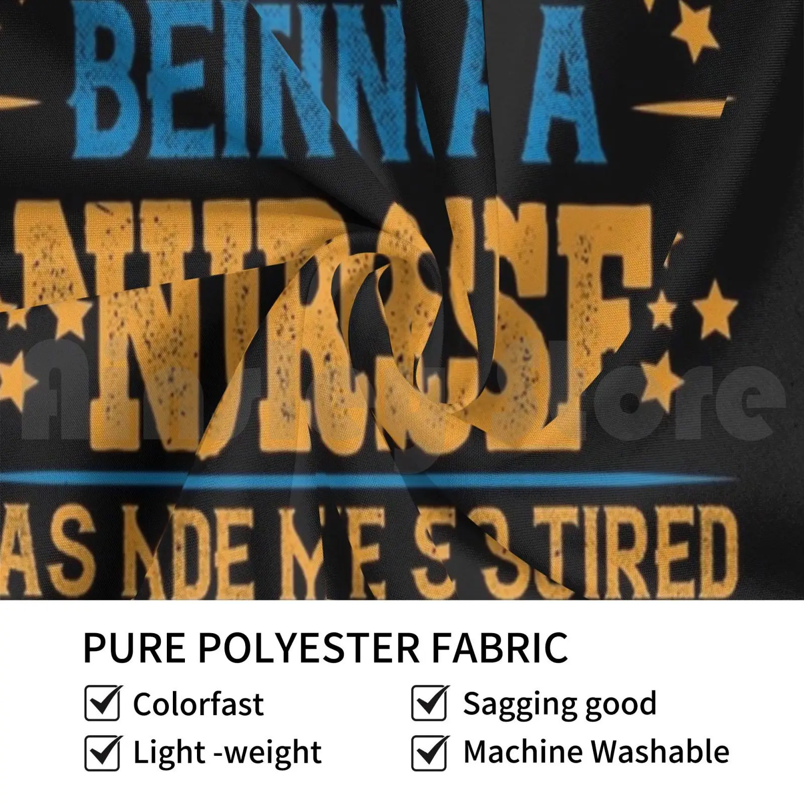 Being A Nurse Has Made Me So Tired. And So Happy Customized Tapestry Badass Nurse Funny Nurse I Am A