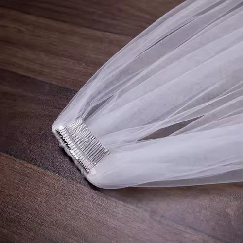 Wholesale Soft Tulle 3Meter 5Meter White Ivory Voile Mariee Long Wedding Veil With Metal Comb Bridal Headwear Vestido De Noiva - Image 5