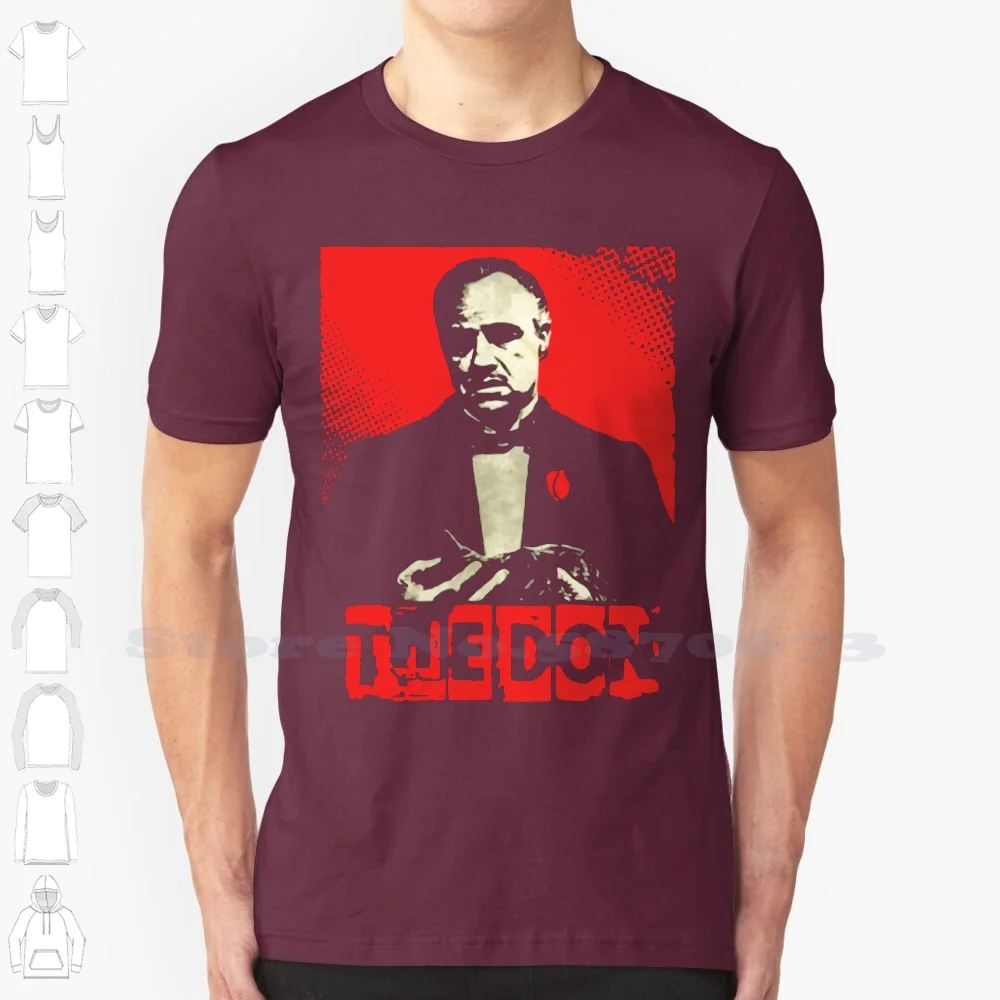 T Shirt Il Padrino The Don Vito Corleone Marlon Brando Maglia Uomo By Hybris Cotton Cool Design 3d Tee Shirts